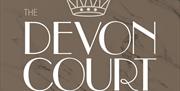 Logo for the Devon Court Luxury B & B in Torquay, by Frankman Design